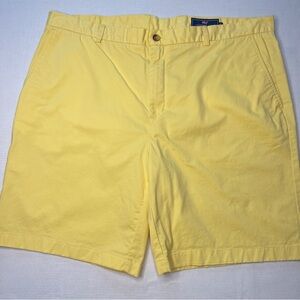 Mens Vineyard Vines pastel yellow 9” breaker golf shorts size 42